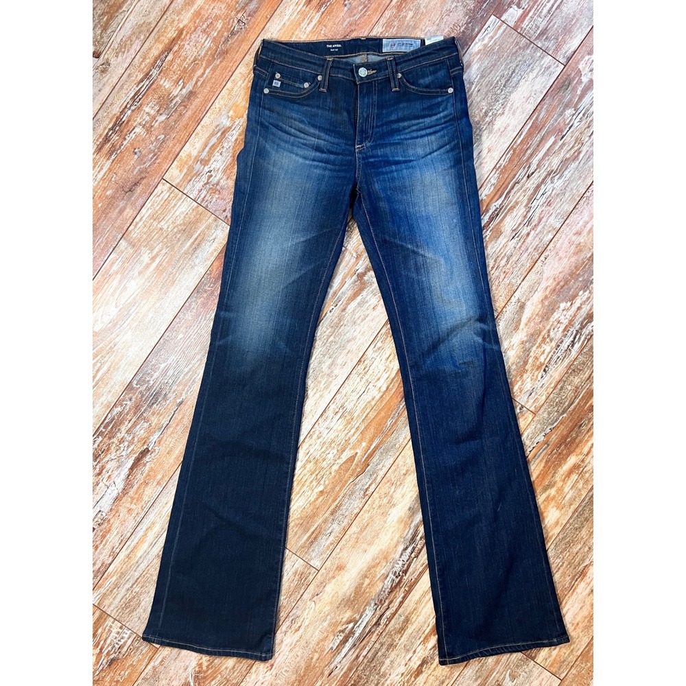 AG Adriano Goldschmied The Angel Bootcut Jeans Dark Wash Size 25R - Picture 2 of 11